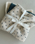 MUSLIN CLOTH - 3 pack hearts