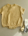 RELAXED BUBBLE ROMPER - YELLOW