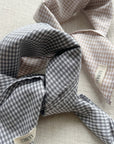 Mini Check Scarf Grey
