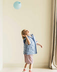 Hug shorts - Spicy red blue check