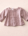 MELANGE PINK SHIRT - BABY