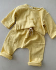 SOFT MUSLIN SHIRT LIGHT YELLOW - baby