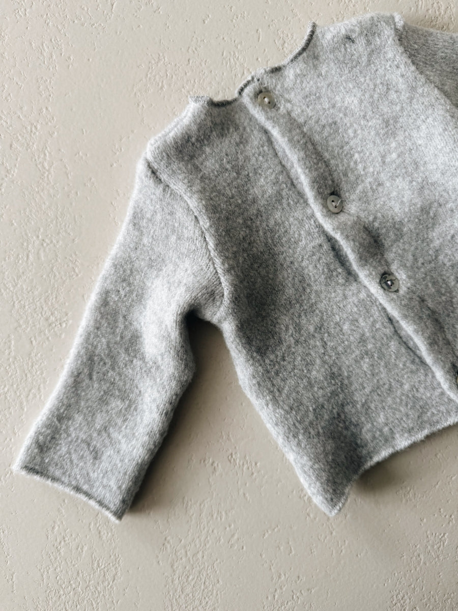 WOOL SWEATER - LIGHT GREY