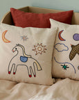 BIRDS CUSHION INCL FILLING - 40X40