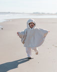 WINTERPONCHO - CREAM 9m-3Y