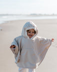 WINTERPONCHO - CREAM 9m-3Y