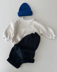 FLEECE SWEATER - BEIGE MELANGE