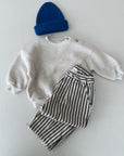 FLEECE SWEATER - BEIGE MELANGE
