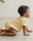 RELAXED BUBBLE ROMPER - YELLOW