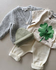 CARDIGAN WOOL - LIGHT GREY