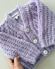CARDIGAN WOOL - LILAC