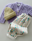 CARDIGAN WOOL - LILAC