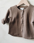 MUSLIN VEST COCOA - baby
