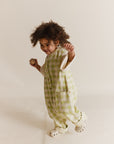 Charlie Sleeveless Overall Gingham