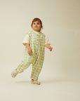 Charlie Sleeveless Overall Gingham