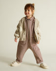 Syd Maroon Stripe Boilersuit