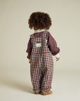 August Sky Gingham Dungaree