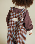 August Sky Gingham Dungaree