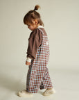August Sky Gingham Dungaree