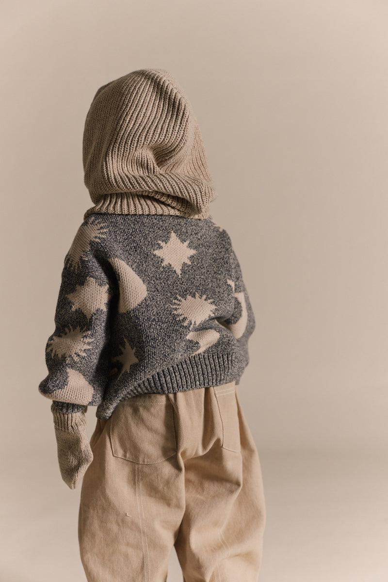 Cozmo Midnight Moon Stars Sweater
