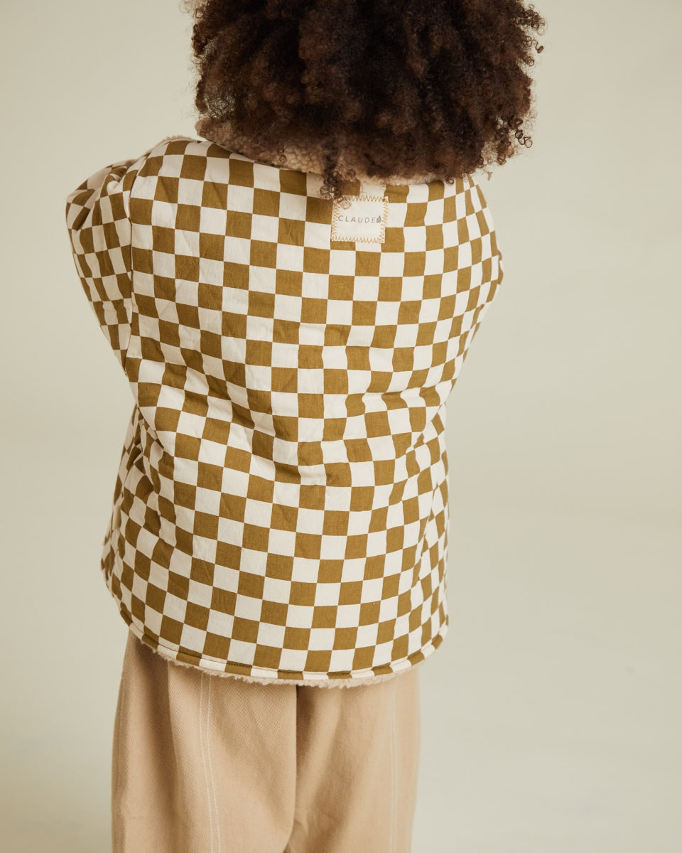 Emery Coco Checkerboard Coat