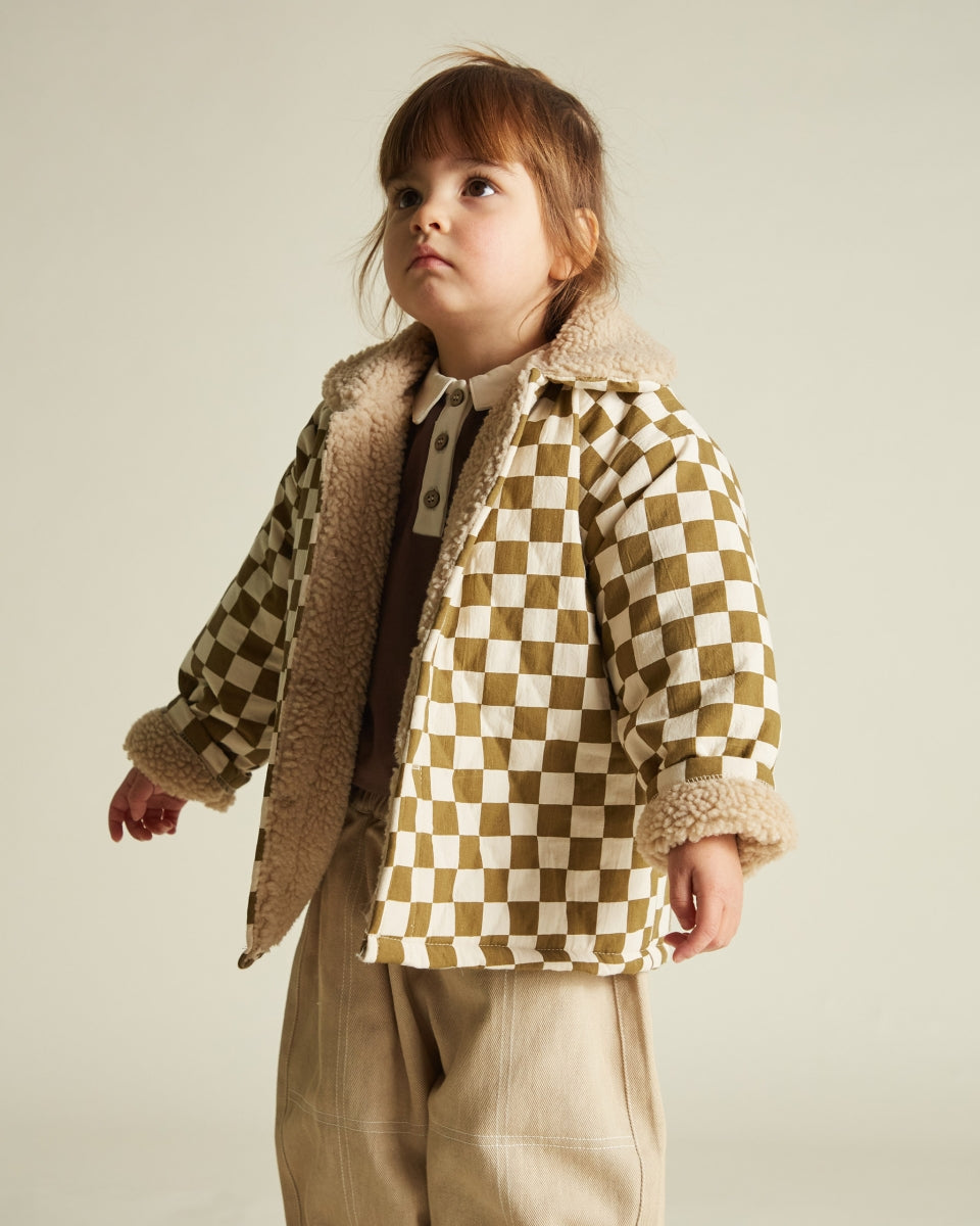 Emery Coco Checkerboard Coat