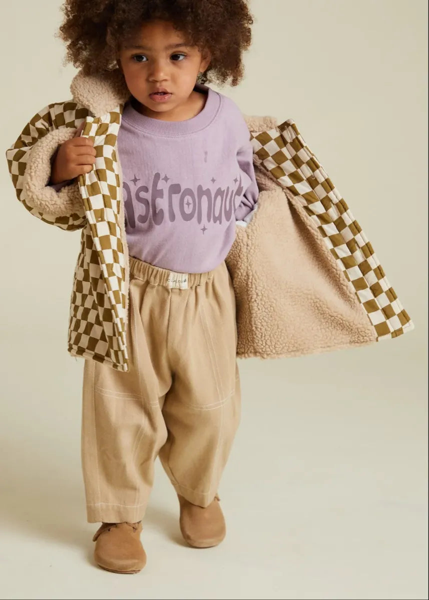 Emery Coco Checkerboard Coat