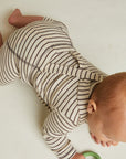 Milking It Coco Stripe Legging - BABY