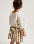 Harper Hazelnut Stripe Short