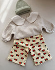 FLEECE SWEATER BABY GIRL - BEIGE MELANGE