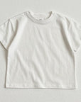 Short Sleeve Layered Tee ivory - baby & kids