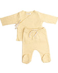 ORGANIC KIMONO SET - BANANA