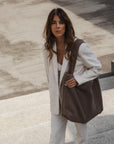 TEDDY MOM-BAG - BROWN CHUNKY TEDDY