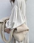 TEDDY MOM-BAG - ecru