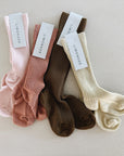 KNEE SOCKS - Terracotta