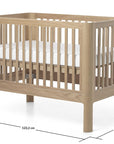 NOVA Babybed - Oak - 120x70 cm