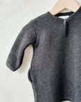 SUPER SOFT ONE PIECE FOOTIE - CARBON