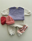 FLEECE JUMPSUIT - BEIGE MELANGE