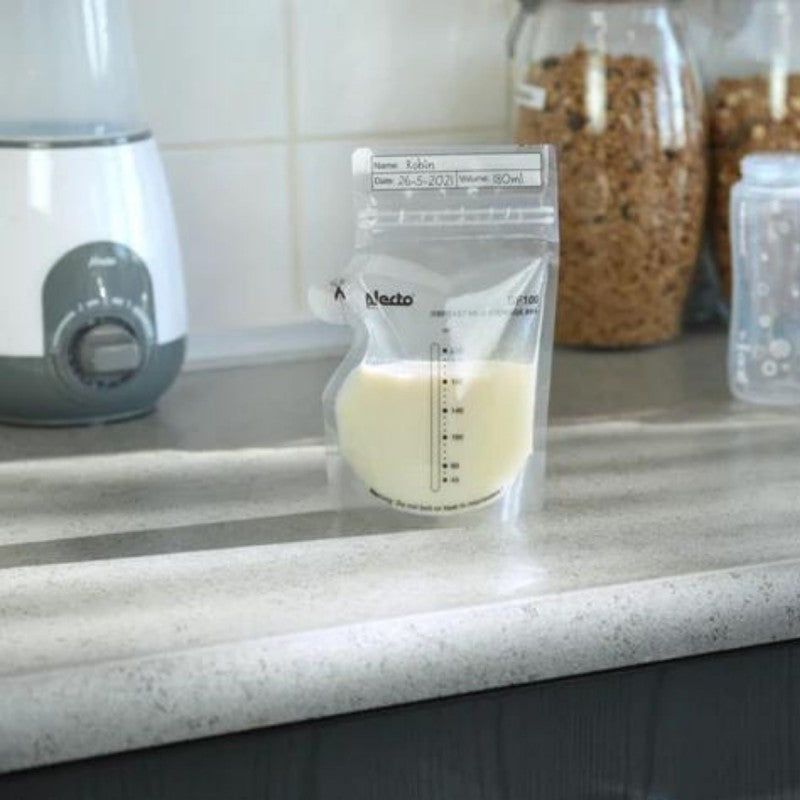 MOEDERMELK BEWAARZAKJES 220ML (100 STUKS)