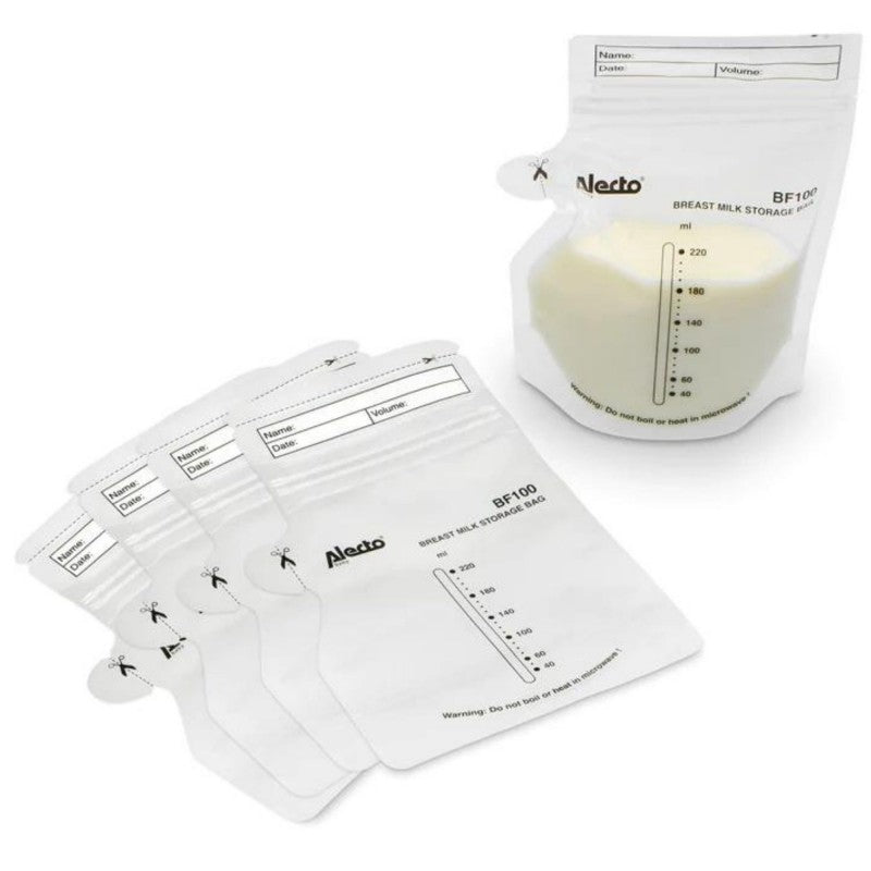 MOEDERMELK BEWAARZAKJES 220ML (100 STUKS)