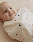 PIEP INBAKERSLAAPZAK - 0-3m - Elke Dag - hearts