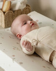 VELVET RIB BABY SET - SOFT SAND