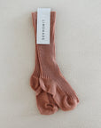 KNEE SOCKS - Terracotta