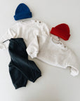 FLEECE TROUSERS BABY - GRAFITE