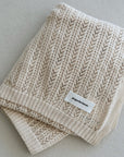 KNITTED BABY BLANKET