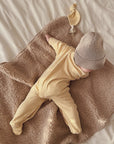 ORGANIC BABY JUMPSUIT - BANANA