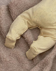 ORGANIC BABY JUMPSUIT - BANANA