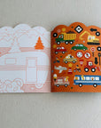 KLEURBOEK MET STICKERS - voertuigen