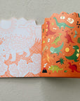 KLEURBOEK MET STICKERS - dino's