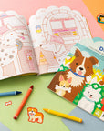 KLEURBOEK MET STICKERS - honden